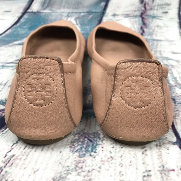 Tory Burch Shoes - TORY BURCH Pink Blush Ballet Flat Shoes